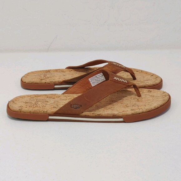 UGG Braven Flip Flop Leather Upper Men\'s 11 main image 7
